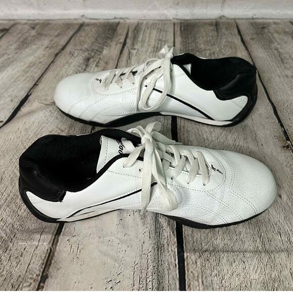 D10 Goodyear Men's White Racing/Running Sneakers, Size 10, Pre-owned - Picture 6 of 11